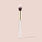 Cruelty-free makeup brush with soft rounded bristles, gold ferrule, and sleek nude handle featuring the Jouer logo.
