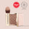 Jouer setting powder brush set with retractable brush and compact powder palette showing award badges
